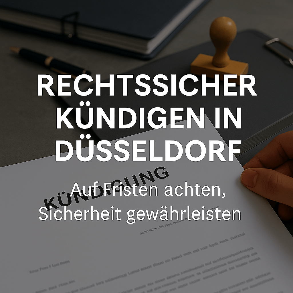 Worauf es bei einer rechtssicheren Kündigung ankommt